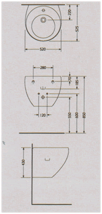 Laufen Alessi Servanter