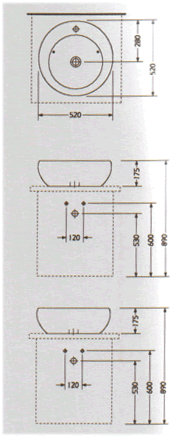 Laufen Alessi Servanter