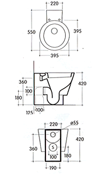 Galassia Arke Toaletter