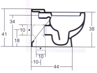 Axa One Vaso Classic Toalett