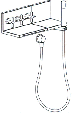  Baderom, Blandebatteri