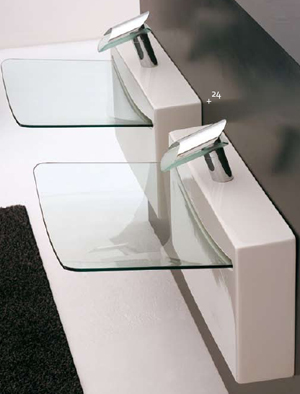 Art Ceram Crystal Wall Servanter