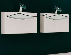 Art Ceram Crystal Wall Servanter