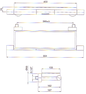 Blandebatteri, Dusj, Servant