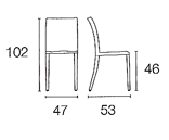 Calligaris Denver Stoler