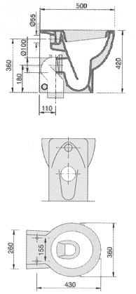 Servanter, Dusjpanel