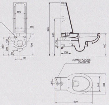 Servanter, Dusjpanel