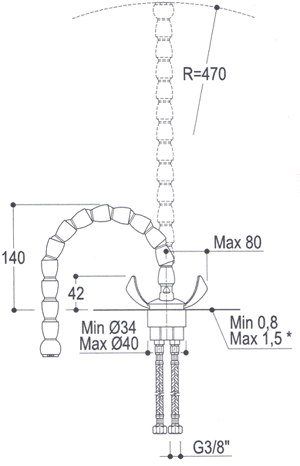 Kj�kkenbatteri, Toalett