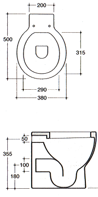 Galassia EL1 Toalett