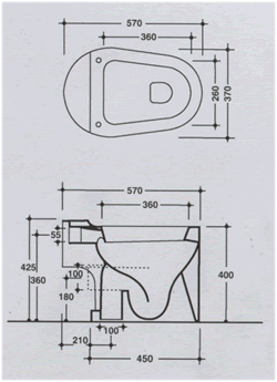 Vitruvit Escape Toalett