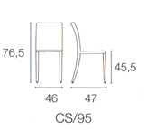 Calligaris Exe Stoler