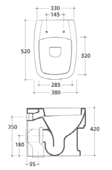 Galassia SA02 Classic Toalett