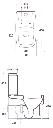 Galassia SA02 Classic Toalett