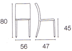 Calligaris Hito Stoler
