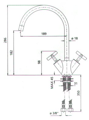 Blandebatteri, Dusj, Servant