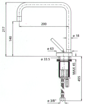 Zucchetti Isystick Blandebatteri