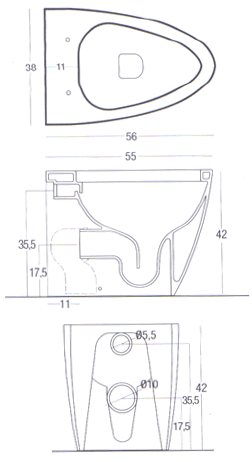 NIC Design Barca Toalett