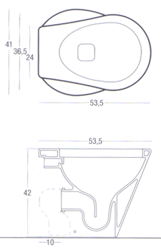 NIC Design  Pillow Toalett