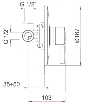 Blandebatteri, Dusj, Toalett 