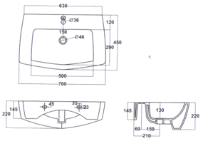 Althea Ceramica Oceano Servanter