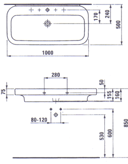 Laufen Palomba Servanter