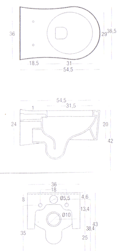 NIC Design Pixel Toalett