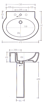 Baderom, Dusj, Servant