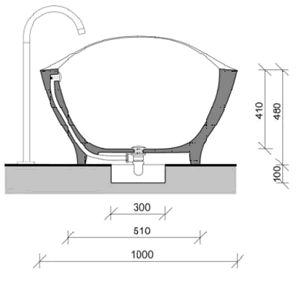 Rapsel Lavasca MINI Badekar