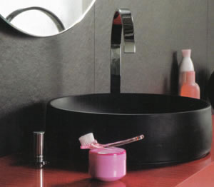 Regia Lavabo Rotero Glass Servanter