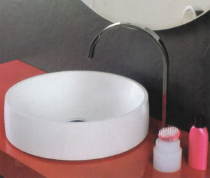 Regia Lavabo Rotero Glass Servanter