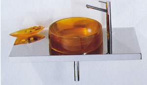 Regia Lavabo Rotero Glass Servanter