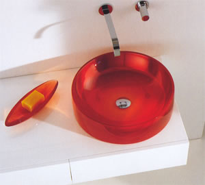 Regia Lavabo Rotero Glass Servanter