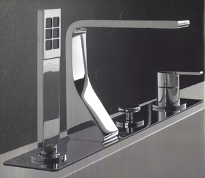 Blandebatteri, Dusj, Servant