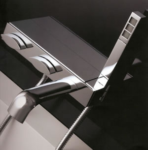 Blandebatteri, Dusj, Servant