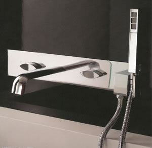 Blandebatteri, Dusj, Servant