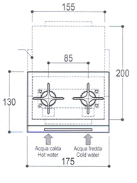 Blandebatteri, Dusj, Servant