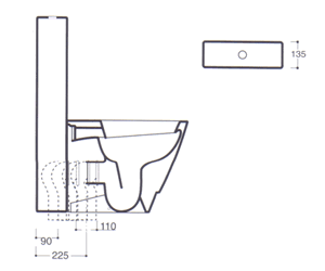Simas Bohemien Toalett