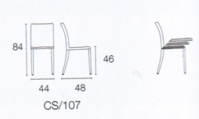 Calligaris Simple Stoler