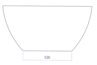 Agape Spoon XL Badekar