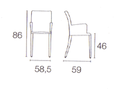 Calligaris Maxima Stoler
