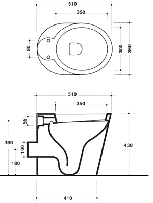 Vitruvit Wind Toalett