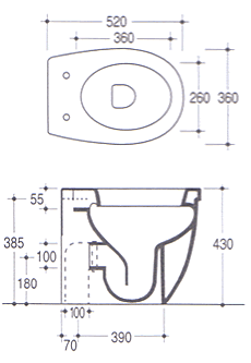 Vitruvit Young Toalett
