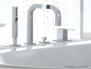 Blandebatteri, Dusj, Servant