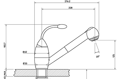 Baderomstilbeh�r, Kj�kkenbatteri, Dusj 