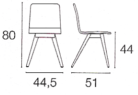 Calligaris Eos Stoler