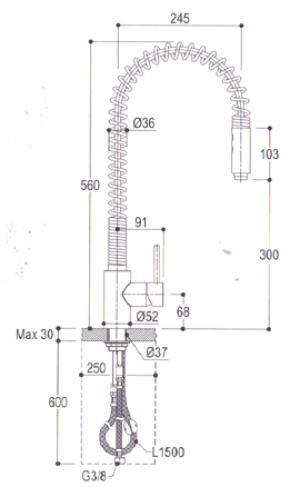 Baderomstilbeh�r, Kj�kkenbatteri, Dusj 