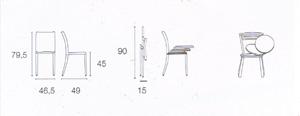 Calligaris Space Stoler